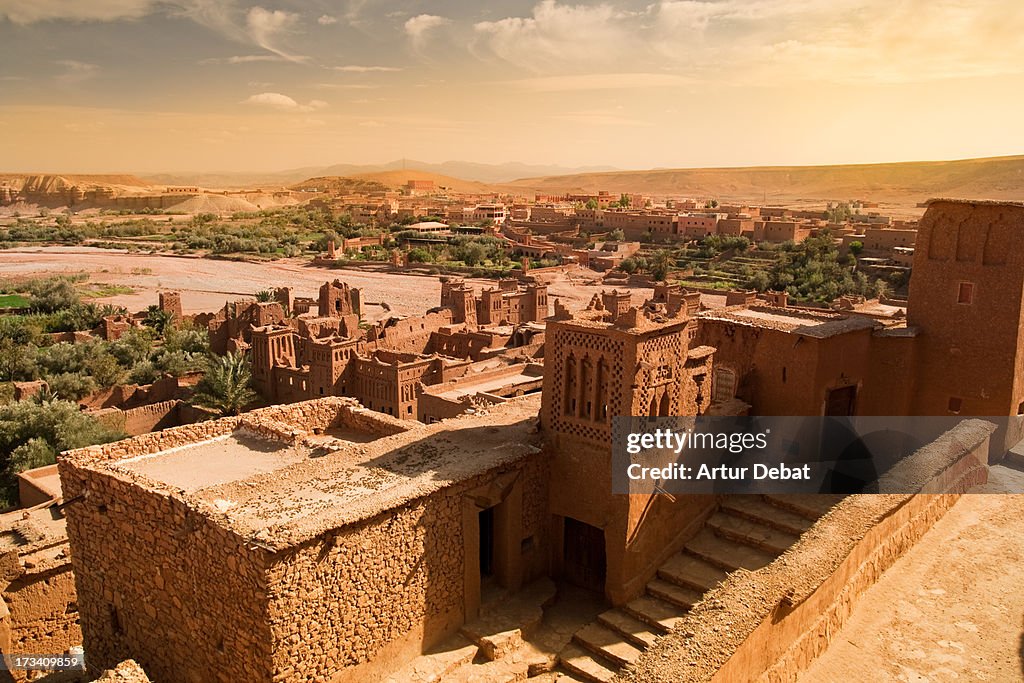 Mud constructions in Ait benhaddou.
