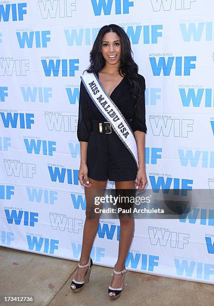 Miss Malibu USA 2013 Brittany Mcgowan attends the Women In Film's 16th annual Malibu Celebrity Golf Classic on July 13, 2013 in Malibu, California.