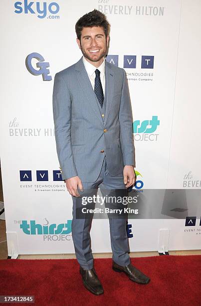 Actor Jordan Wall attends the 4th Annual Thirst Gala on June 25, 2013 at The Beverly Hilton Hotel in Beverly Hills, California.