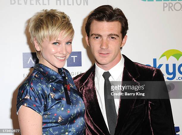 Actress Paydin LoPachin and actor Drake Bell attend the 4th Annual Thirst Gala on June 25, 2013 at The Beverly Hilton Hotel in Beverly Hills,...