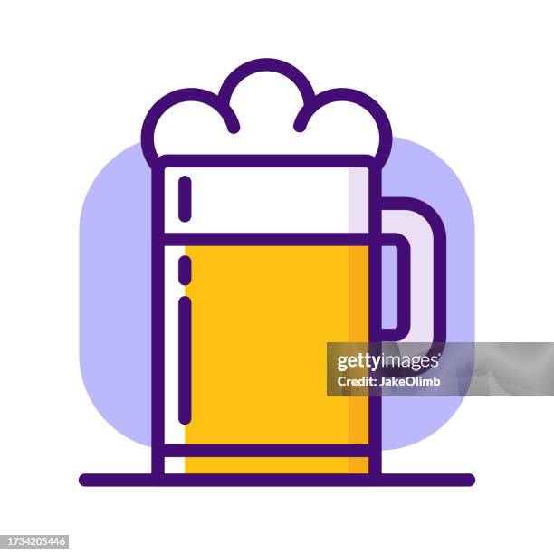 Pint Of Beer Icon Line Art High-Res Vector Graphic