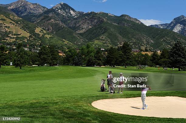 The 17th hole is shwon during the third round of the Utah Championship Presented by Utah Sports Commission at Willow Creek Country Club on July 13,...