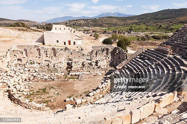 patara ruins - patara stock pictures, royalty-free photos & images