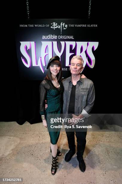 Audible Original “Slayers: A Buffyverse Story” Series Stars Juliet Landau and James Marsters at “The Slayers Society” New York Comic Con Activation...