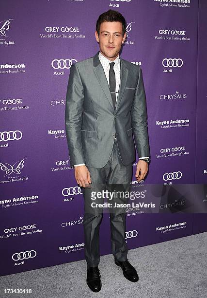 Actor Cory Monteith attends the 12th annual Chrysalis Butterfly Ball on June 8, 2013 in Los Angeles, California.