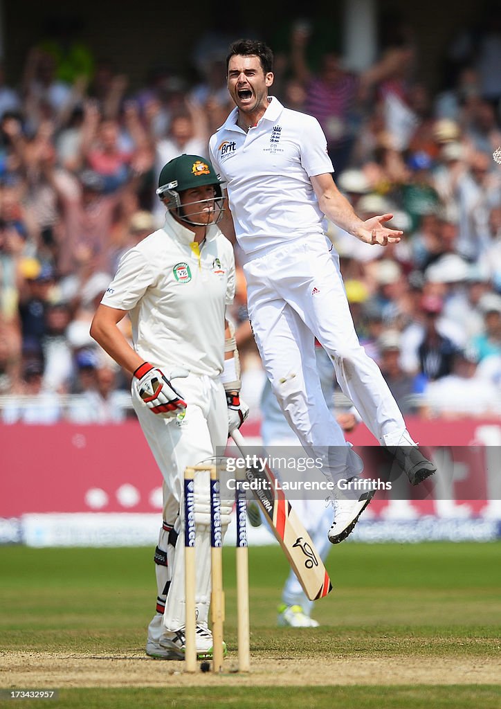 England v Australia: 1st Investec Ashes Test - Day Five