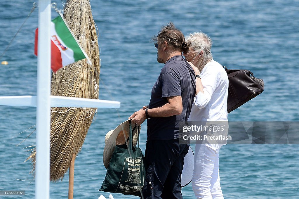 Celebrity Sightings At The 2013 Ischia Global Fest - July 14, 2013