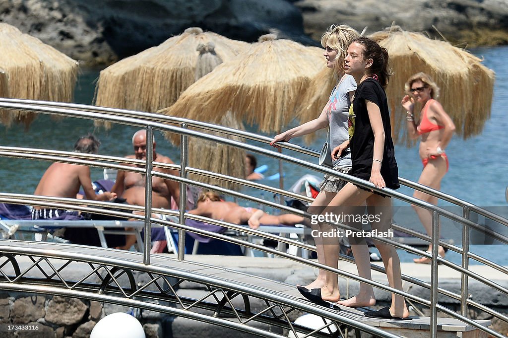 Celebrity Sightings At The 2013 Ischia Global Fest - July 14, 2013