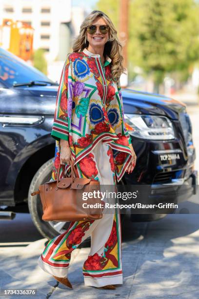 Heidi Klum is seen on October 19, 2023 in Los Angeles, California.