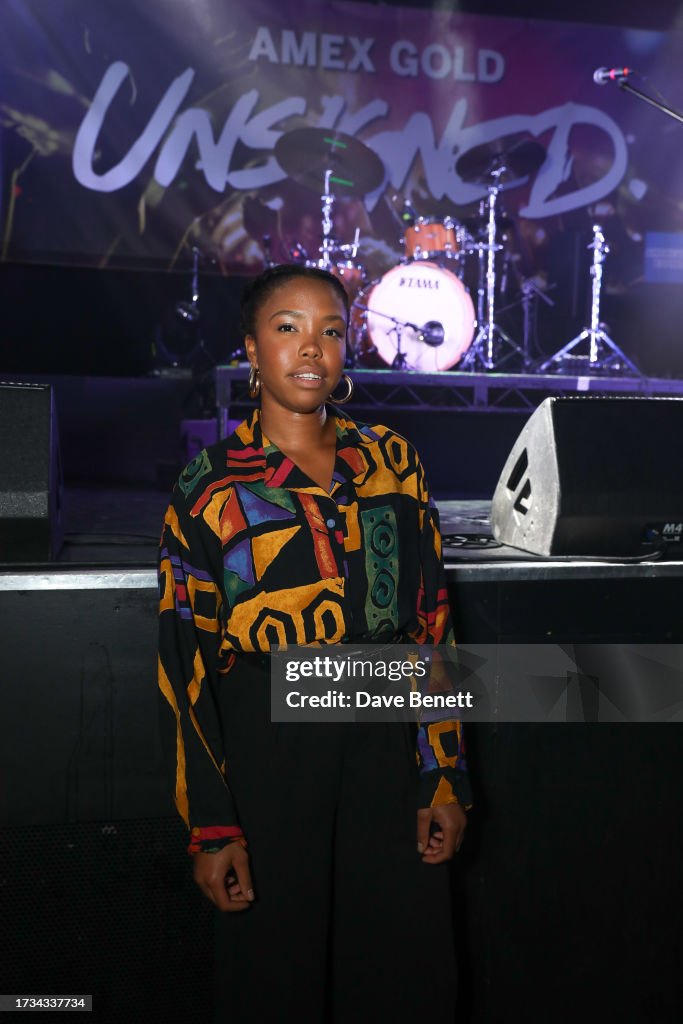 Unsigned Kianja attends the launch of American Express Gold Unsigned 2023 at ...