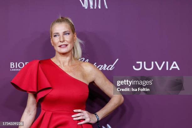 Giulia Siegel during the Juvia X Tribute To Bambi 2023 at JW Marriott Hotel Berlin on October 19, 2023 in Berlin, Germany.