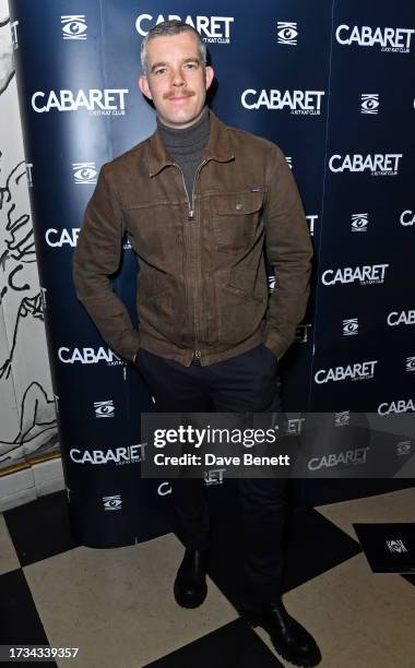 Russell Tovey attends an after party celebrating the new cast of "Cabaret At The Kit Kat Club" on October 19, 2023 in London, England.