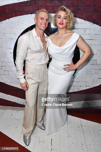Jake Shears and Rebecca Lucy Taylor aka Self Esteem attend an after party celebrating the new cast of "Cabaret At The Kit Kat Club" on October 19,...