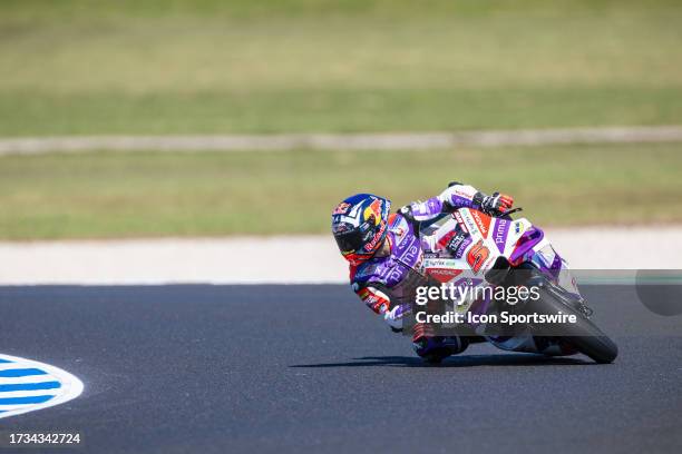 Johann ZARCO of France on the Prima Pramac Racing DUCATI during free practice 1 of Australian MotoGP at the Phillip Island Grand Prix Circuit on...