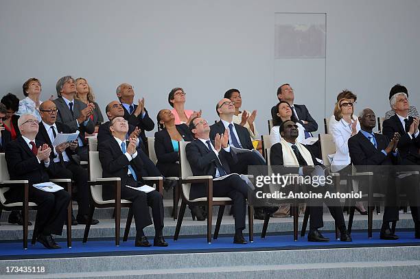 Croatian President Ivo Josipovi , United Nations Secretary General Ban Ki-Moon , French President Francois Hollande and Malian President Dioncounda...