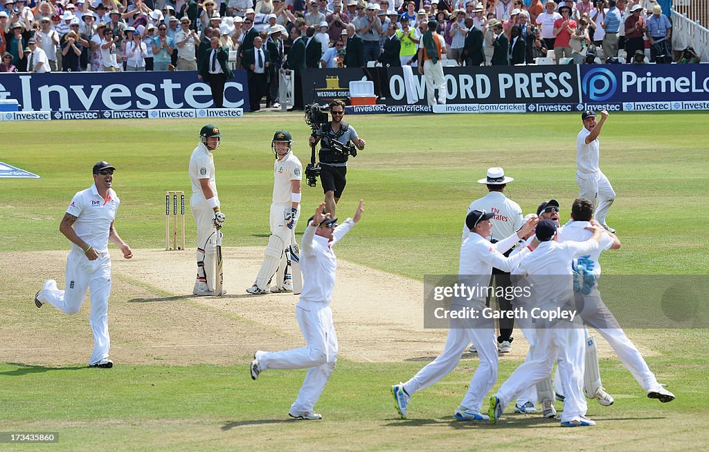 England v Australia: 1st Investec Ashes Test - Day Five