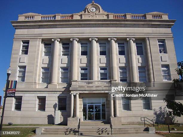 The Livingston County Courthouse in historic downtown Chillicothe, Missouri is a part of the Courthouse Square Historic District, a National Register...