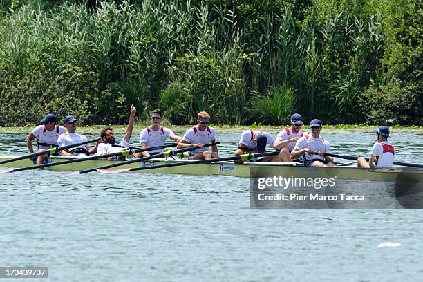 Ian Silveira, Ross James, Nareg Guregian, Austin Hack, Glenn Ochal, Stephen Kasprzyk, Thomas Dethlefs, Thomas Peszek and Zachary Vlahos of USA team...