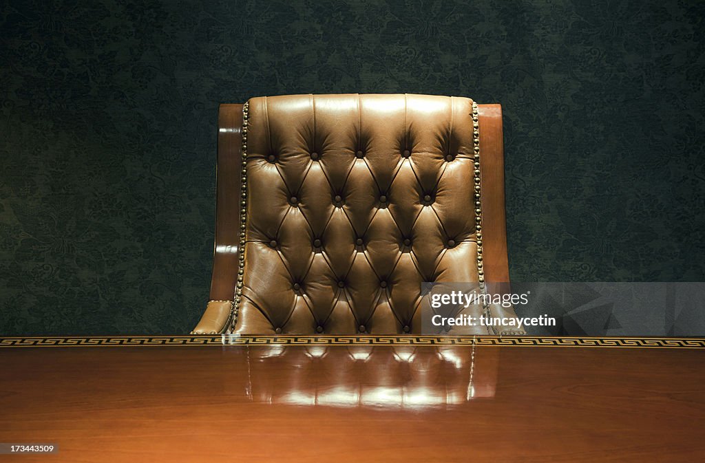 Vintage armchair and desk