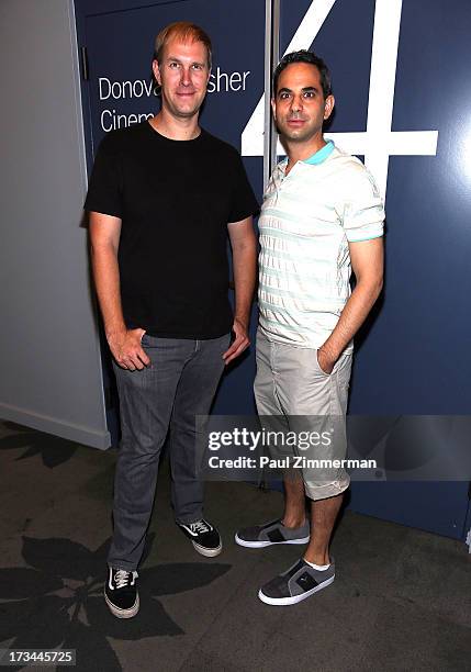 Craig Zobel and Howard Gertler attend the Sundance Institute NY Short Film Lab at BAM Rose Cinemas on July 14, 2013 in the Brooklyn borough of New...