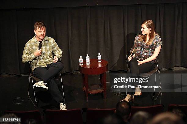 Mike Plante and Emily Doe attend the Sundance Institute NY Short Film Lab at BAM Rose Cinemas on July 14, 2013 in the Brooklyn borough of New York...