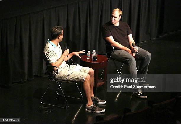 Howard Gertler and Craig Zobel attend the Sundance Institute NY Short Film Lab at BAM Rose Cinemas on July 14, 2013 in the Brooklyn borough of New...