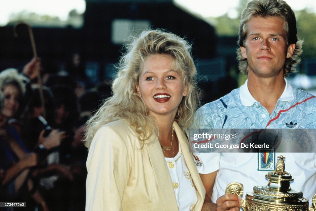 Stefan Edberg and Annette Olsen