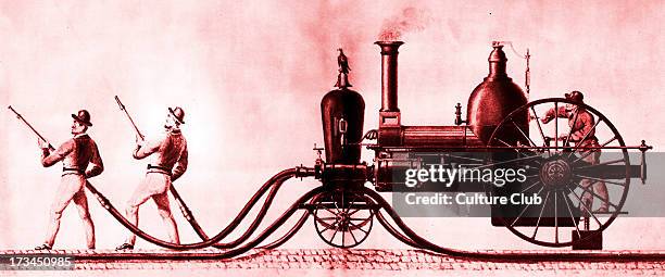 Fire Engine Invented 39 Steam Powered Fire Engine Stock Photos, High-Res Pictures, and ...