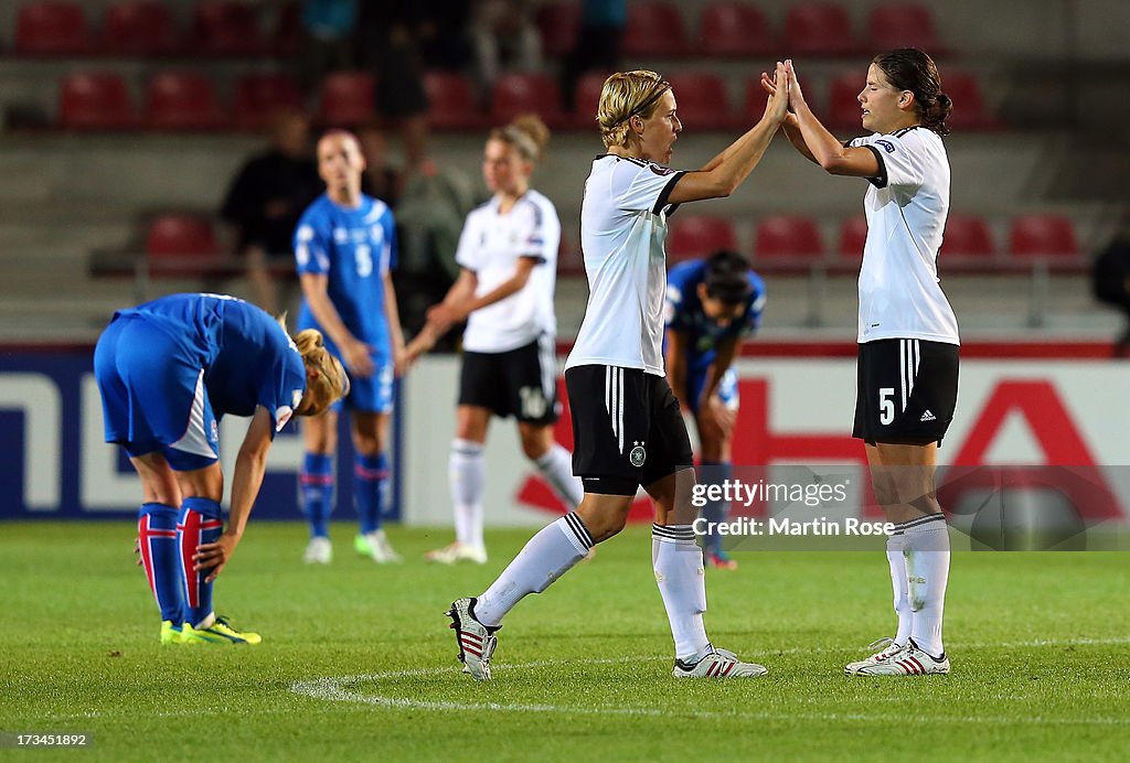 Iceland v Germany - UEFA Women's Euro 2013: Group B