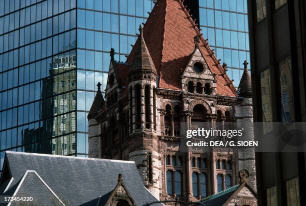 Trinity Church , designed by Henry Hobson Richardson , Boston, Massachusetts, United States.