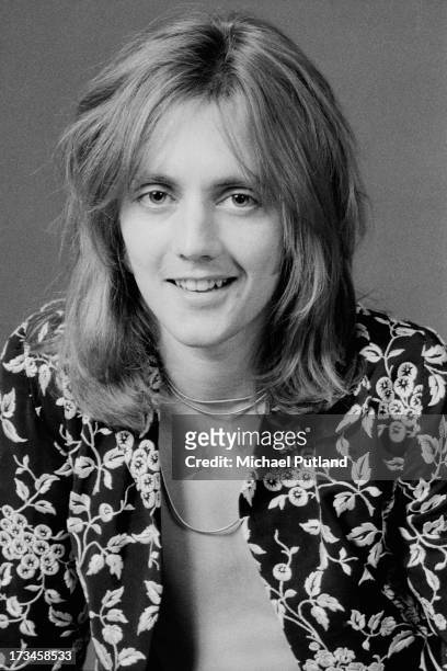 Drummer Roger Taylor of British rock band Queen, London, 1973.