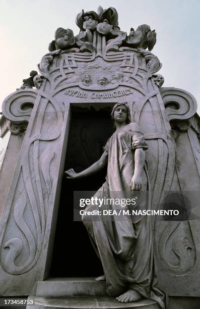 Tomb of Rufina Cambaceres , Recoleta Cemetery, Buenos Aires, Argentina.