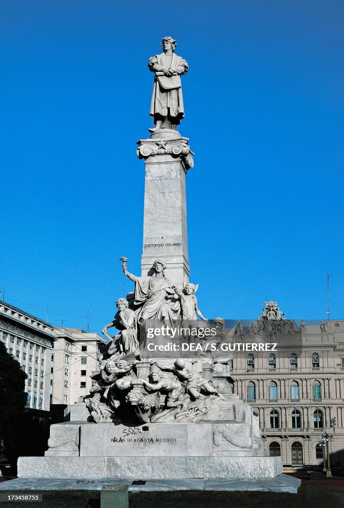 Monument to Christopher Columbus...