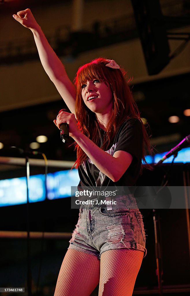 Carly Rae Jepsen Performs At Tropicana Field