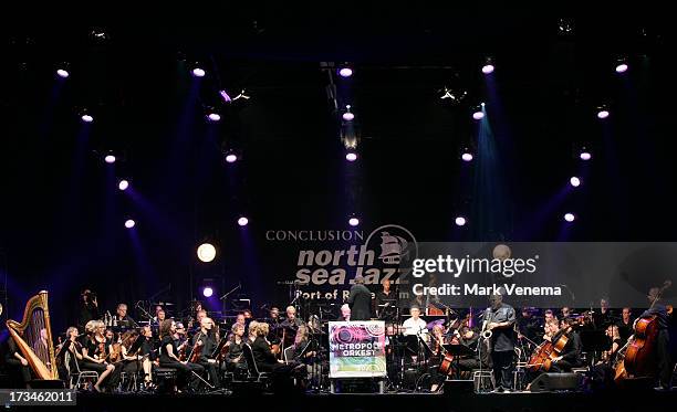 Joe Lovano performs with the Metropole Orkest at Day 3 of the North Sea Jazz Festival at Ahoy on July 14, 2013 in Rotterdam, Netherlands.