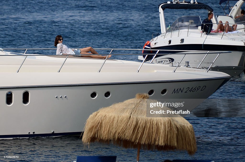 Celebrity Sightings At The 2013 Ischia Global Fest - July 14, 2013