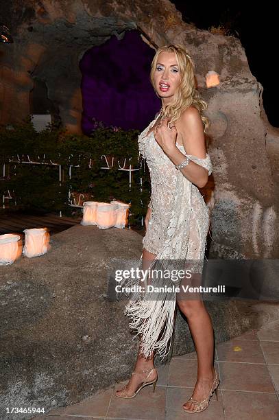 Valeria Marini attends Day 2 of the 2013 Ischia Global Fest on July 14, 2013 in Ischia, Italy.