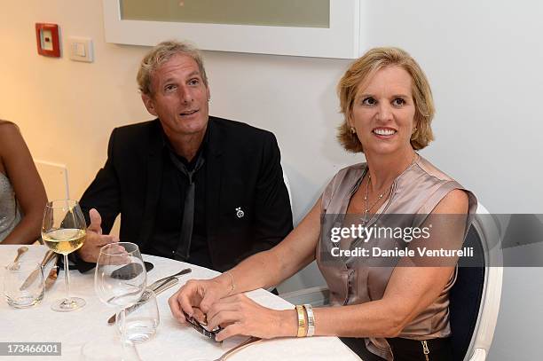 Kerry Kennedy and Michael Bolton attends Day 2 of the 2013 Ischia Global Fest on July 14, 2013 in Ischia, Italy.