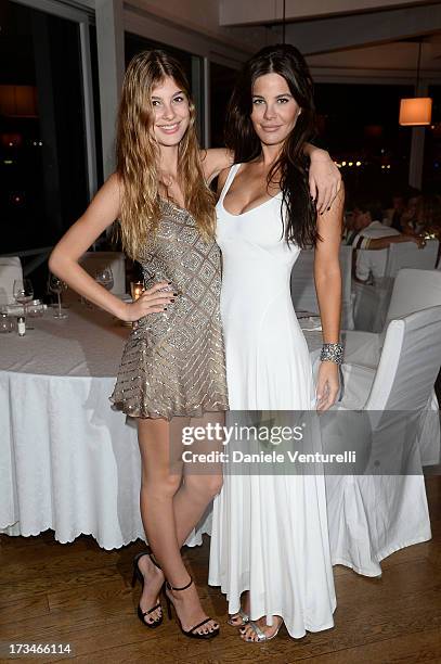 Camila Morrone and Lucila Sola attend Day 2 of the 2013 Ischia Global Fest on July 14, 2013 in Ischia, Italy.