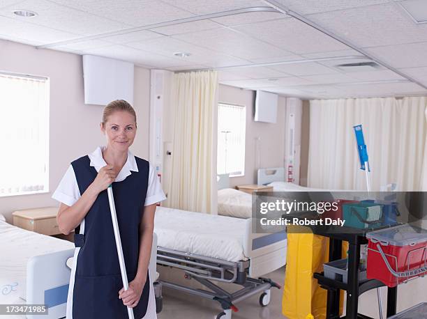 orderly cleaning hospital - janitor cleaning a hospital stock pictures, royalty-free photos & images
