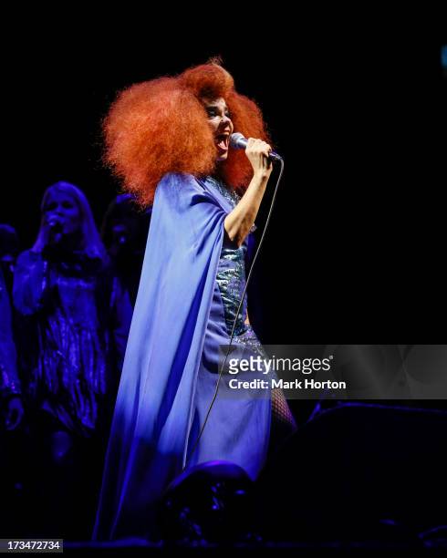 Bjork performs on Day 9 of the RBC Royal Bank Bluesfest on July 13, 2013 in Ottawa, Canada.