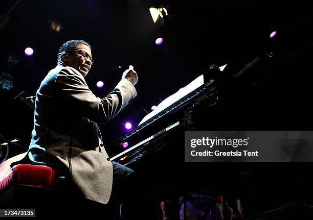 Herbie Hancock performs at day three of the North Sea Jazz Festival at Ahoy on July 14, 2013 in Rotterdam, Netherlands.