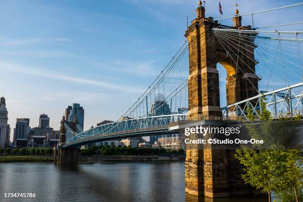 suspension bridge - kentucky landscape stock pictures, royalty-free photos & images