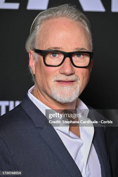 Director David Fincher attends the 'The Killer' Netflix Premiere at Cinematheque Francaise on October 13, 2023 in Paris, France.