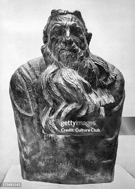 Auguste Rodin by Antoine Bourdelle. AR: French sculptor, 12 November 1840  17 November 1917. AB: French sculptor and painter, 30 October 1861  1...