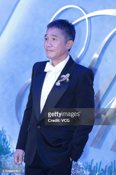 Actor Tony Leung Chiu-wai attends Tiffany & Co. Commercial event on October 13, 2023 in Shanghai, China.