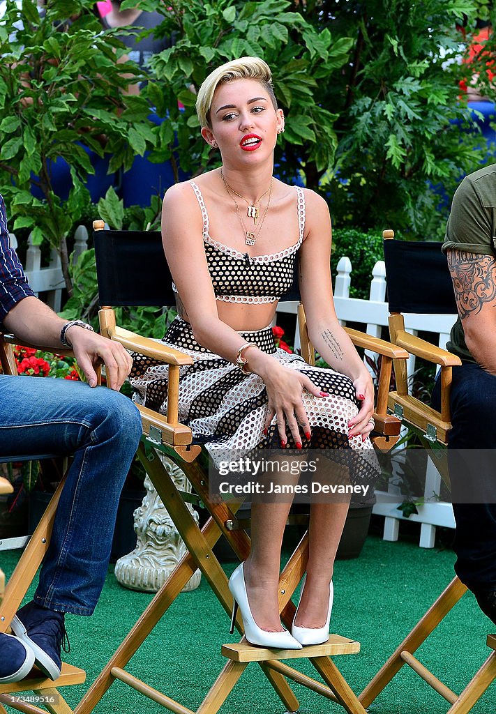 Miley Cyrus, Ryan Seacrest, Keith Urban and June "Mama June" Shannon Visit ABC's "Good Morning America"