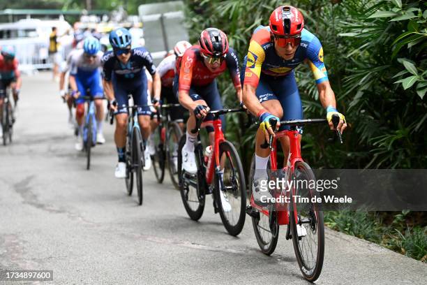 Filippo Baroncini of Italy and Team Lidl-Trek competes during the 4th Gree-Tour of Guangxi 2023, Stage 3 a 134.3km stage from Nanning to Nanning /...