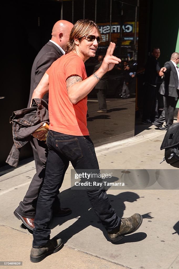 Celebrity Sightings In New York City - July 15, 2013