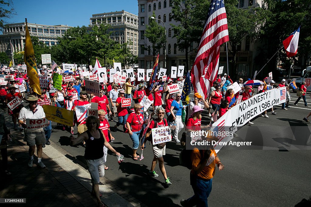 March For Jobs Protests Illegal Immigration, Lack Of Jobs